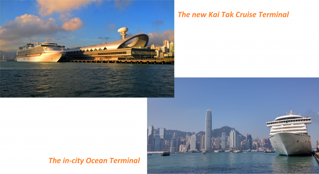 Kai Tak Cruise Terminal Sapphire Princess Ocean Terminal Crystal Serenity