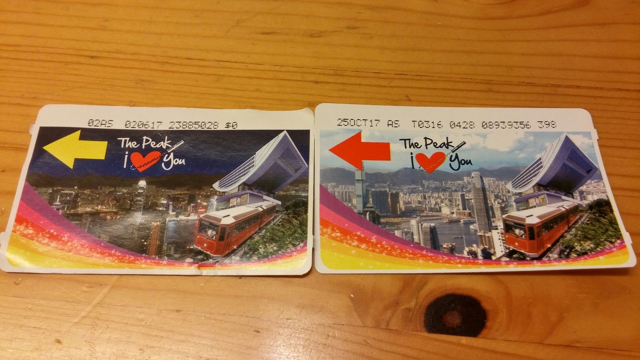 Peak Tram ticket is better than the Octopus Card