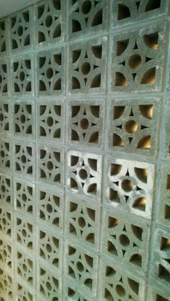 The old-school bricks for decoration and ventilation at Mei Ho House