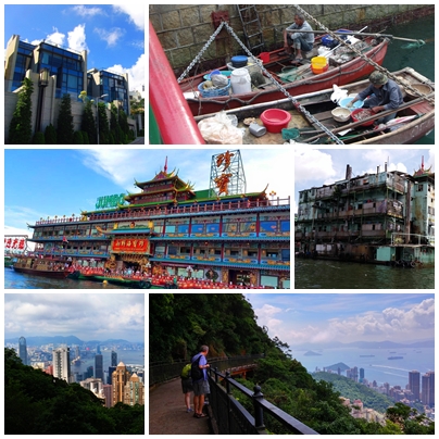 Big contrasts in Hong Kong