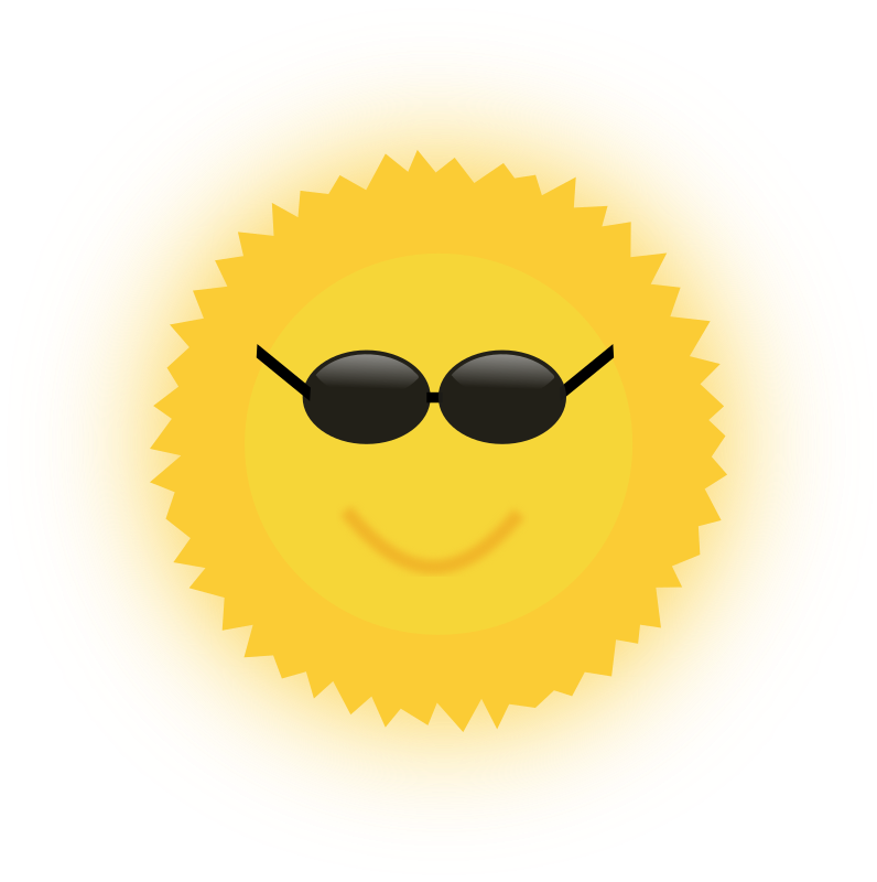 cool-sun-with-sunglasses