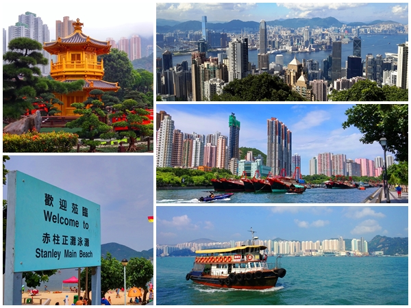 Hong Kong Island & Kowloon full day private car tour highlights include Victoria Peak, Aberdeen Fishing Village, Stanley Market, Nan Lian Garden and local ferry ride.