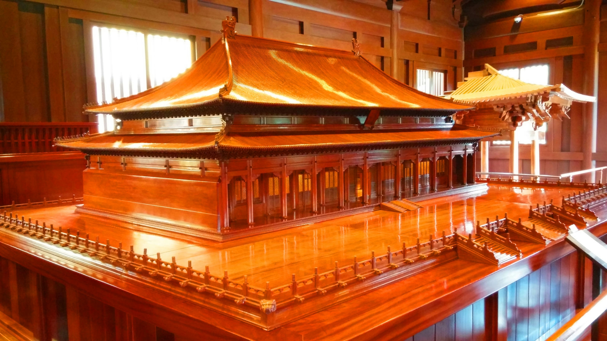 Nan-Lian-Garden-Chinese-Timber-Architecture-Gallery-Forbidden-City-Taihe-Hall-Model