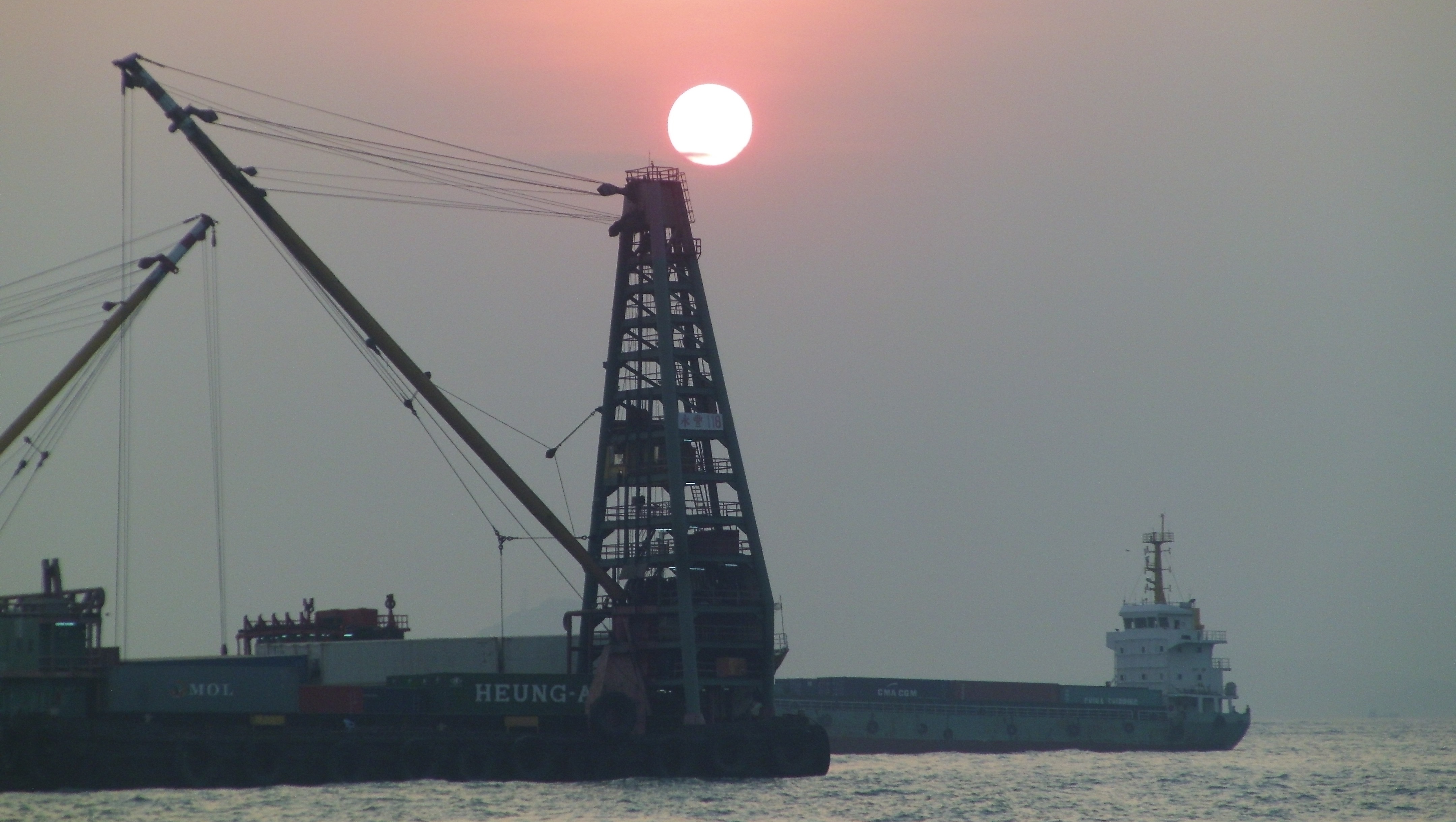 Sunset at Hoi Fai Road Promenade