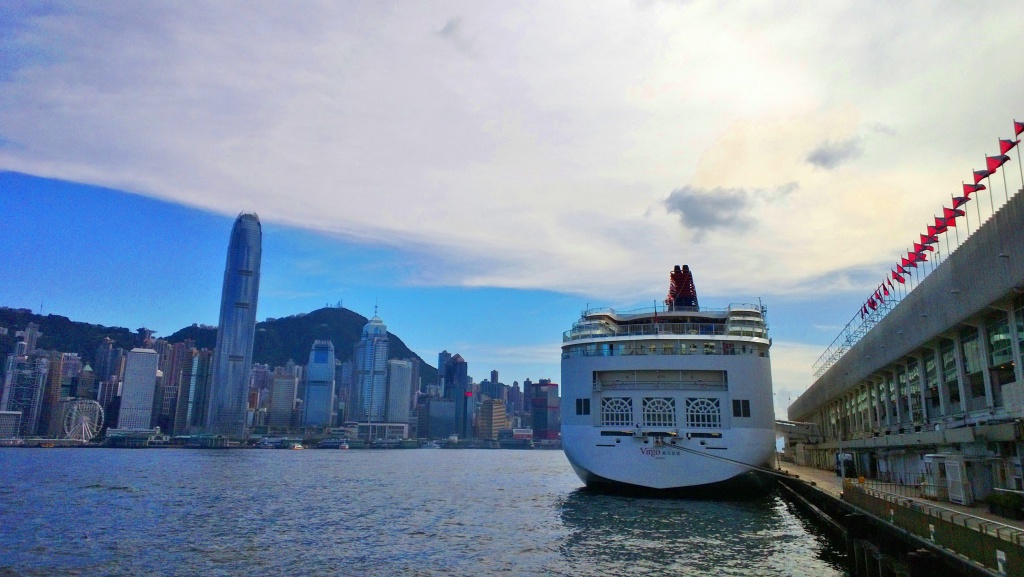 Cruise berths at the Ocean Terminal