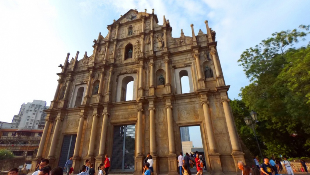 St Paul's Ruins facade