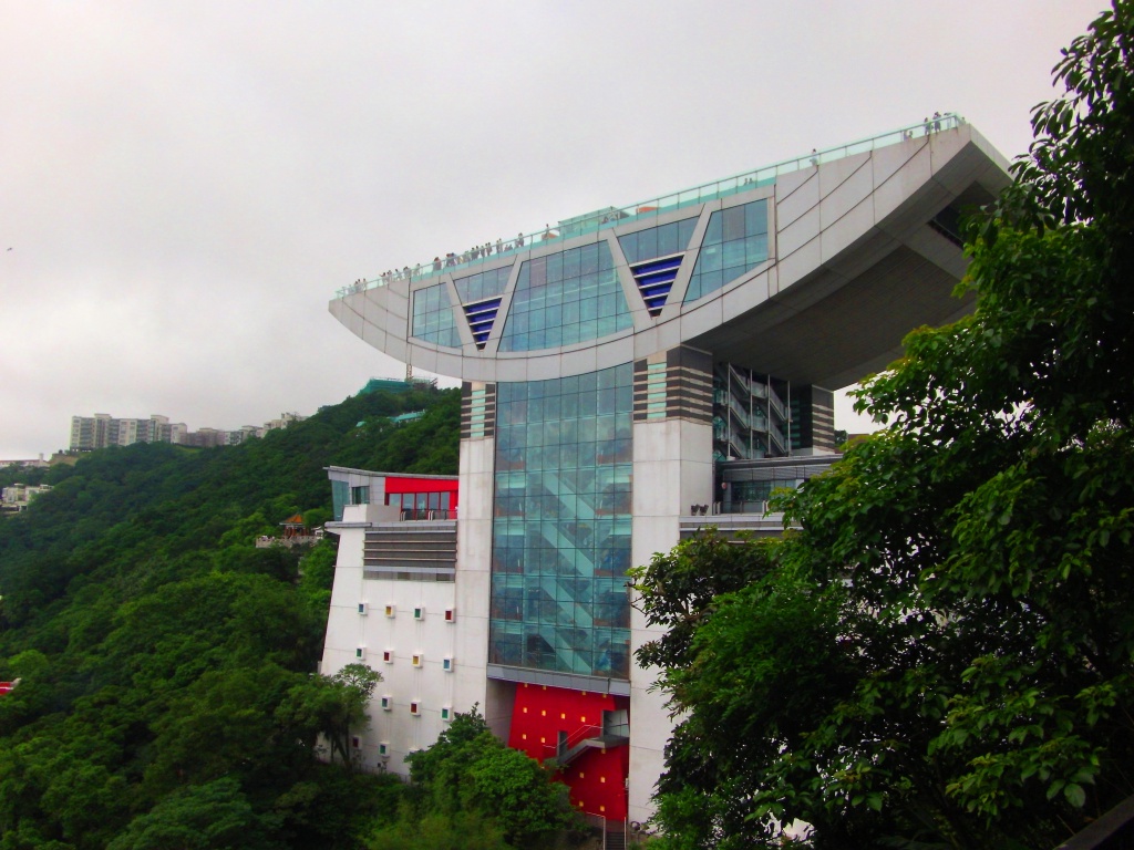 Peak Tower from Lugard Road