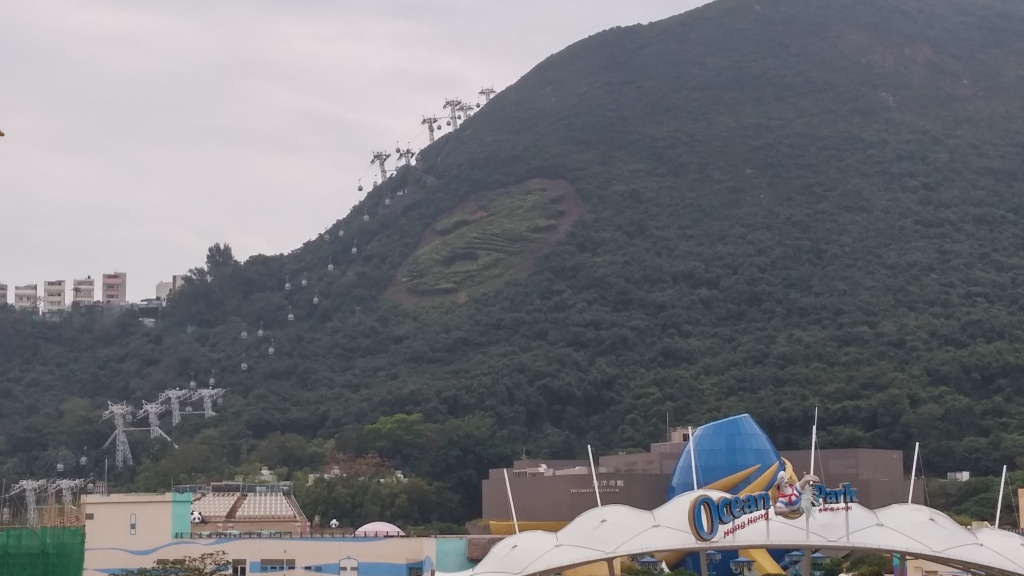 Ocean Park entrance and Cable Car