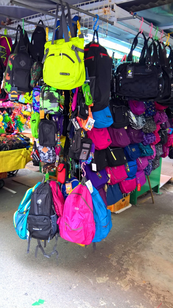 Mong Kok Fa Yuen Street Market bag stall