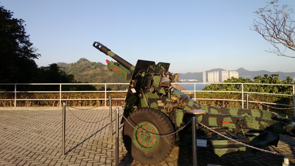 Cannon exhibit at Hong Kong Museum of Coastal Defence