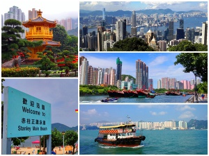 Hong Kong Island & Kowloon full day private car tour highlights include Victoria Peak, Aberdeen Fishing Village, Stanley Market, Nan Lian Garden and local ferry ride.