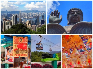 Hong Kong & Lantau Island full day private car tour highlights include Victoria Peak, Big Buddha and Ngong Ping Cable Car ride.