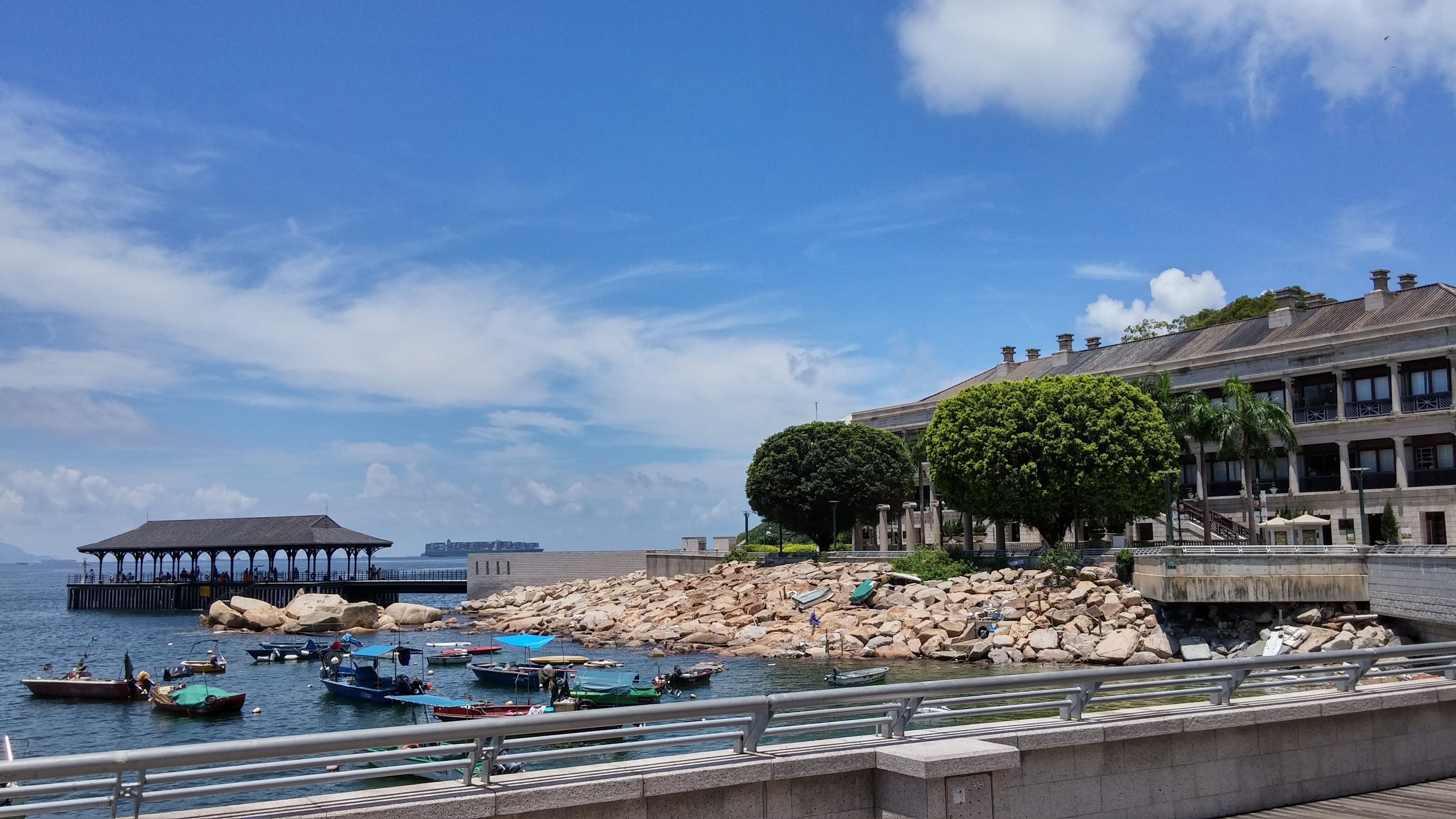 Stanley Murray House and Blake Pier on waterfront