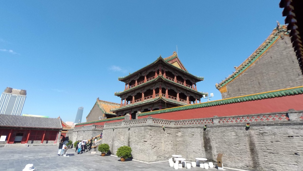 blue sky, Shenyang Old Palace Museum