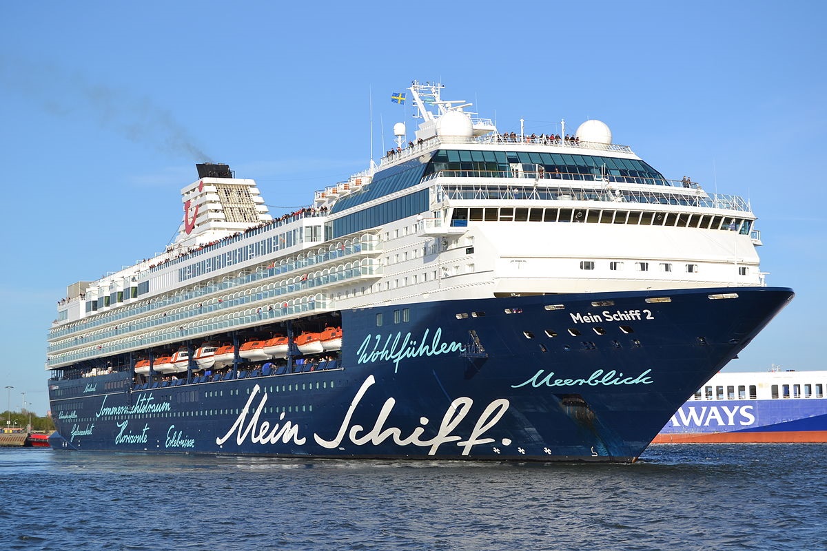 Mein Schiff 2 first new voyage can be the role model for other cruises after Covid-19
