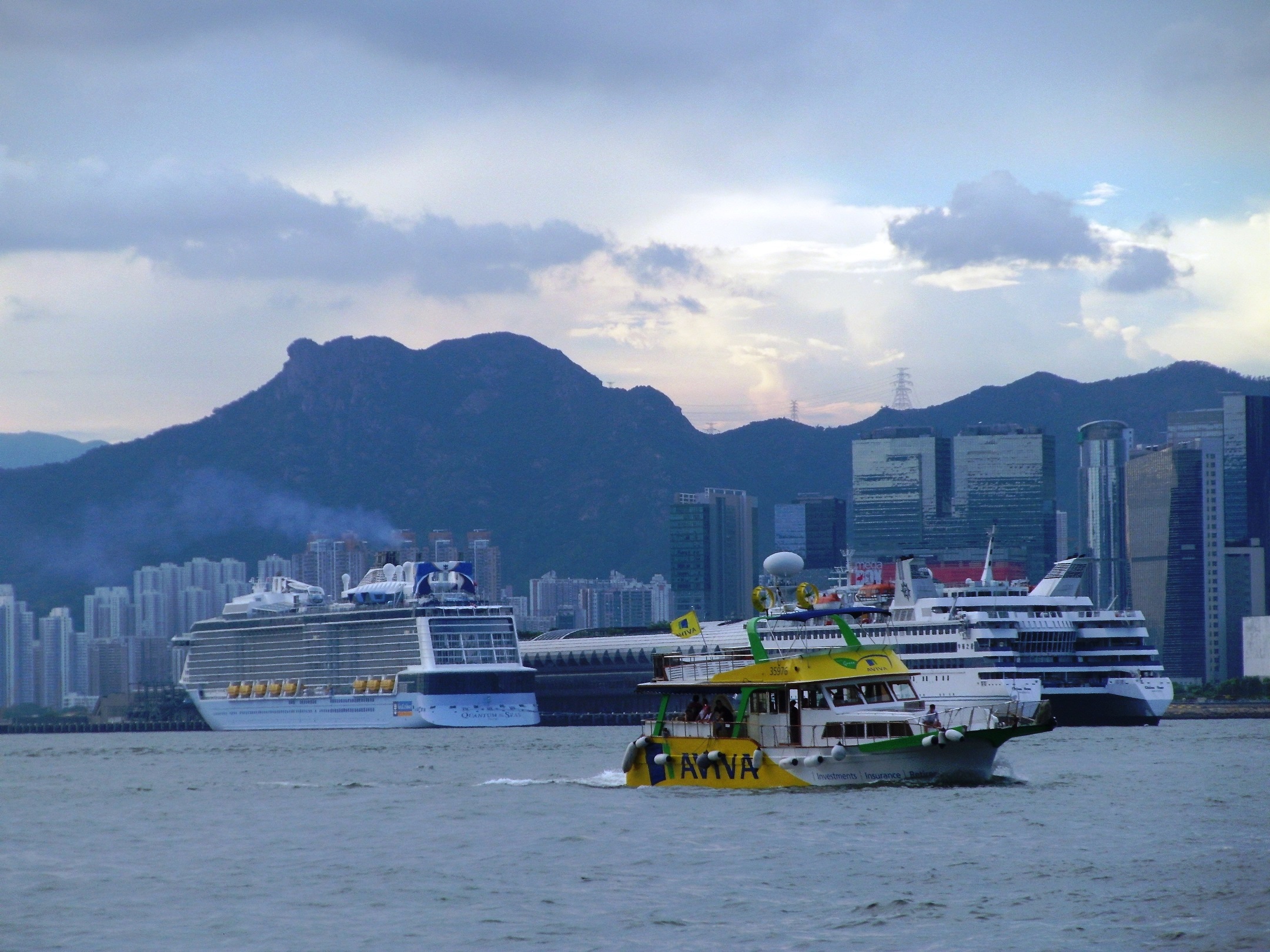 Royal Caribbean Quantum of the Seas was in Hong Kong in 2015