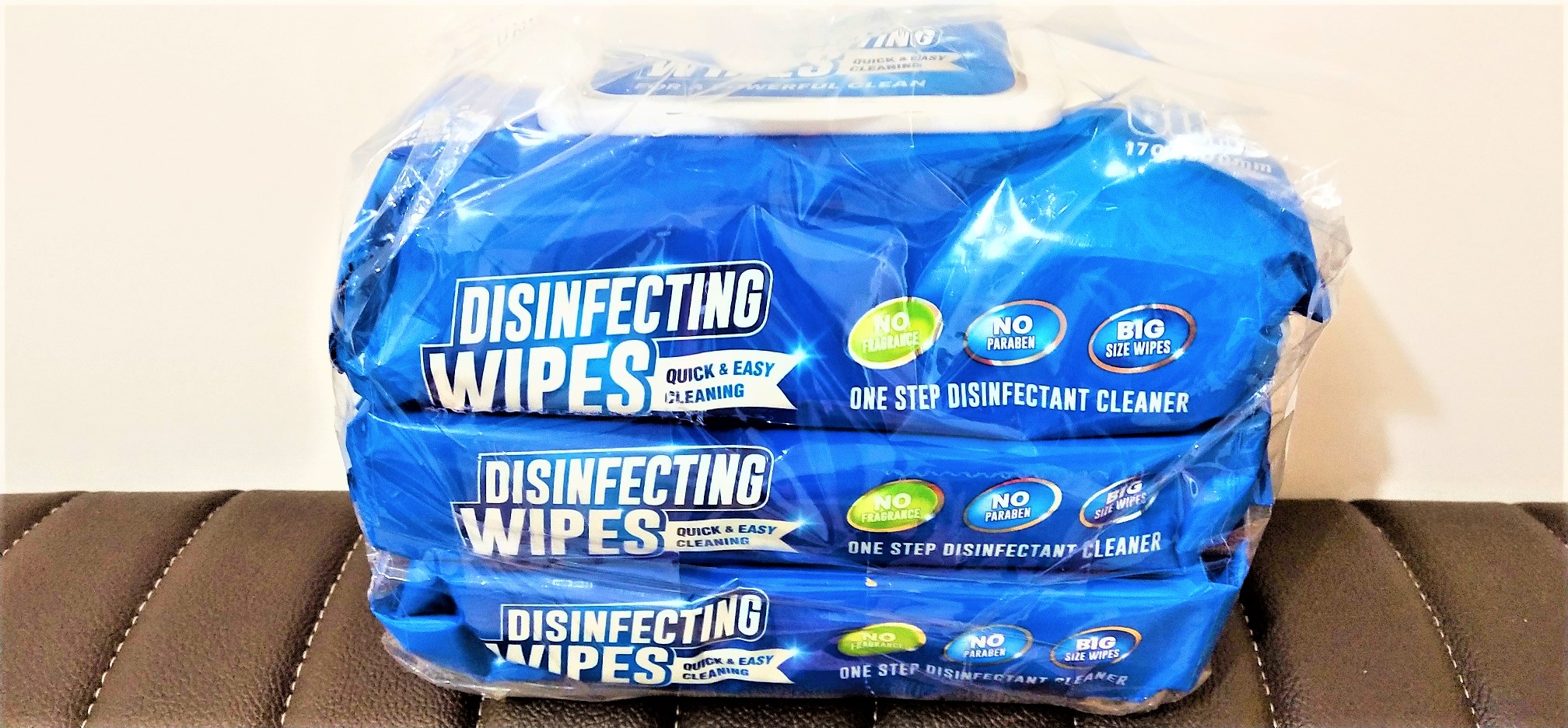 Disinfecting wipes for clients