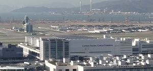 Hong Kong Airport from Ngong Ping 360 Cable Car