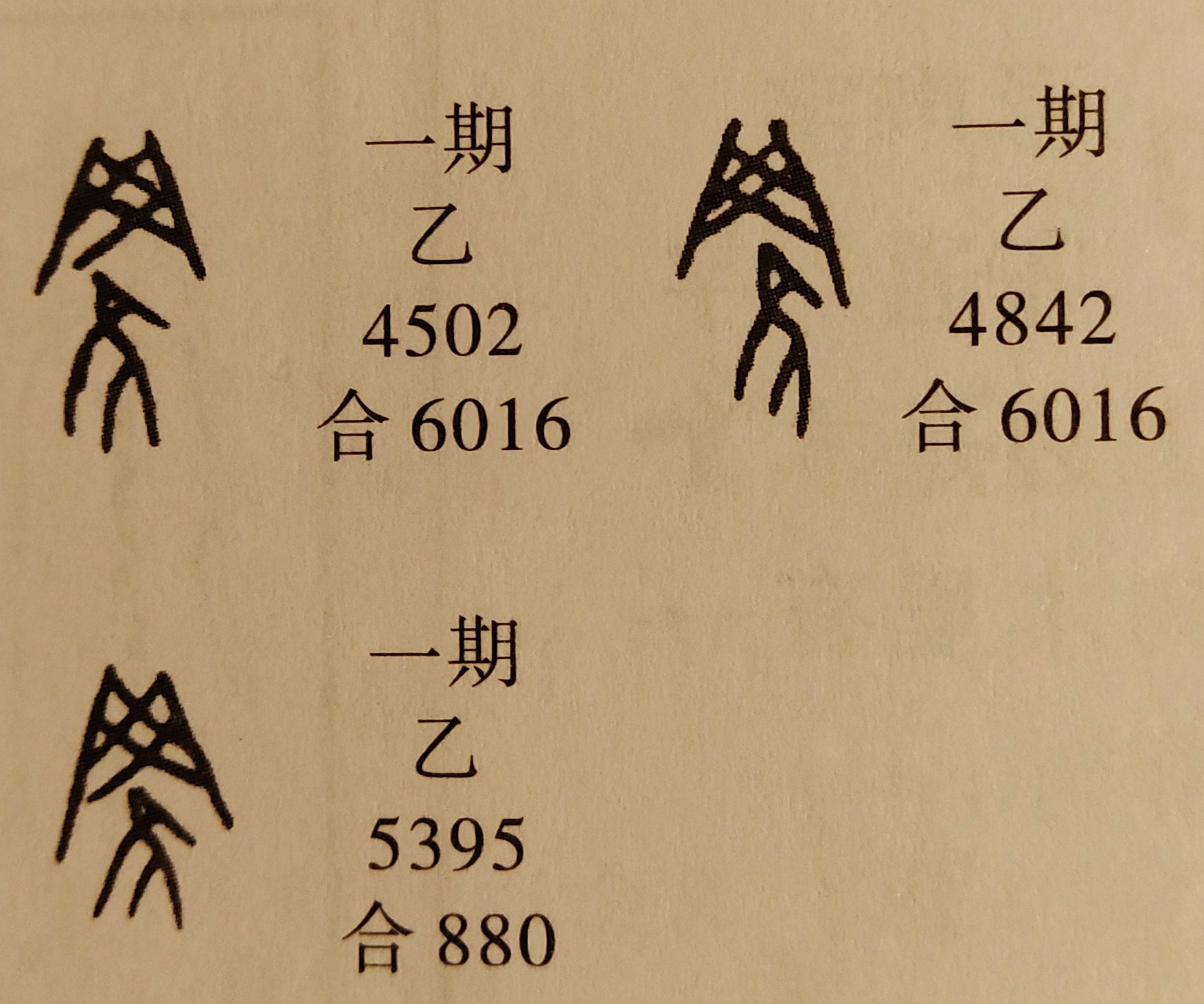 Character 羅 (LAW) in Oracle-bone inscriptions