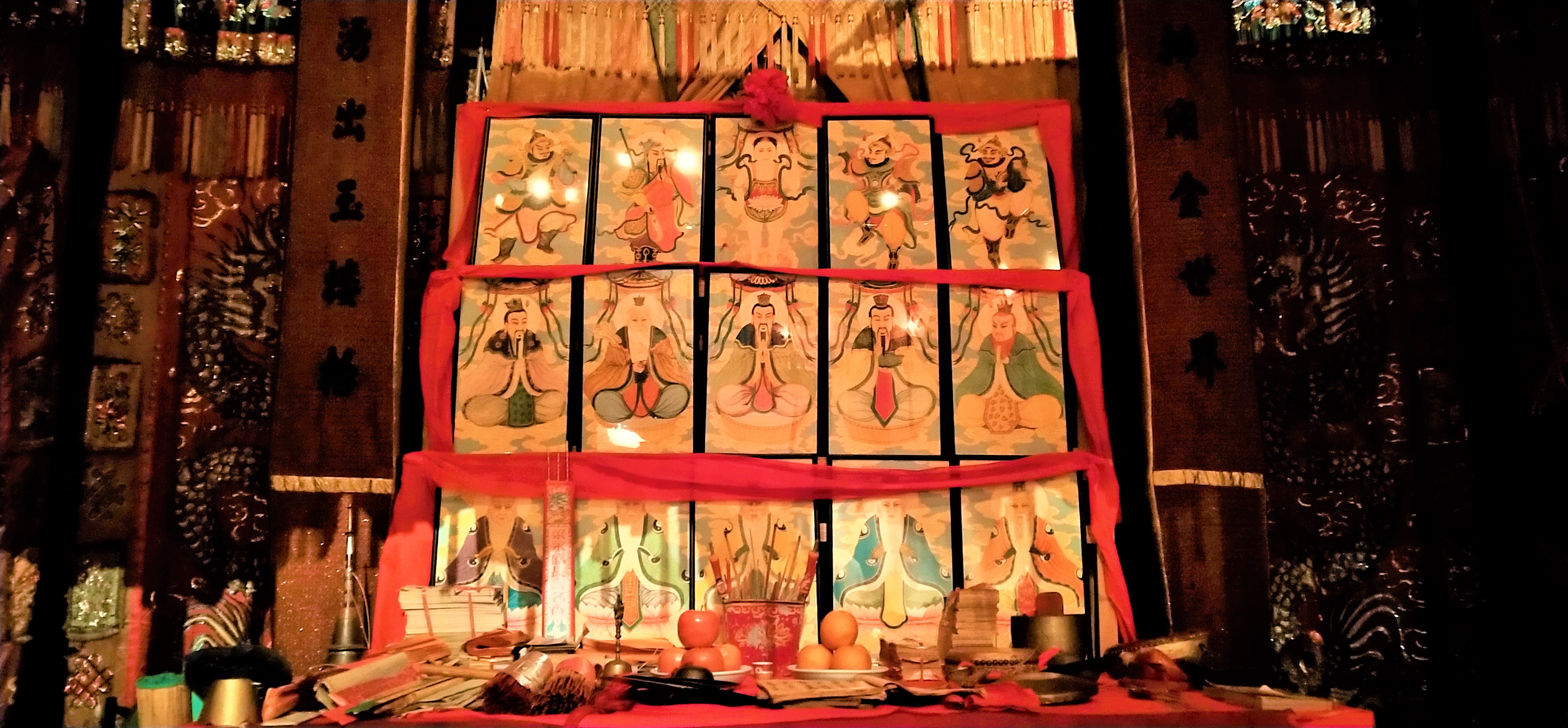 Altar for the ghost festival ceremony