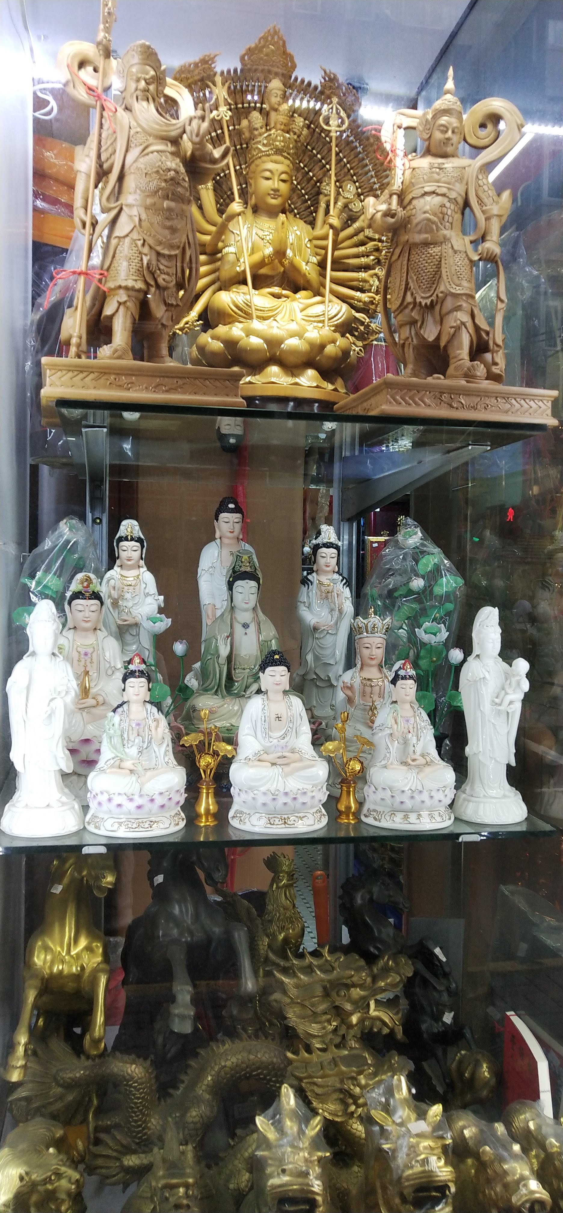 Buddhist and Taoist sculptures