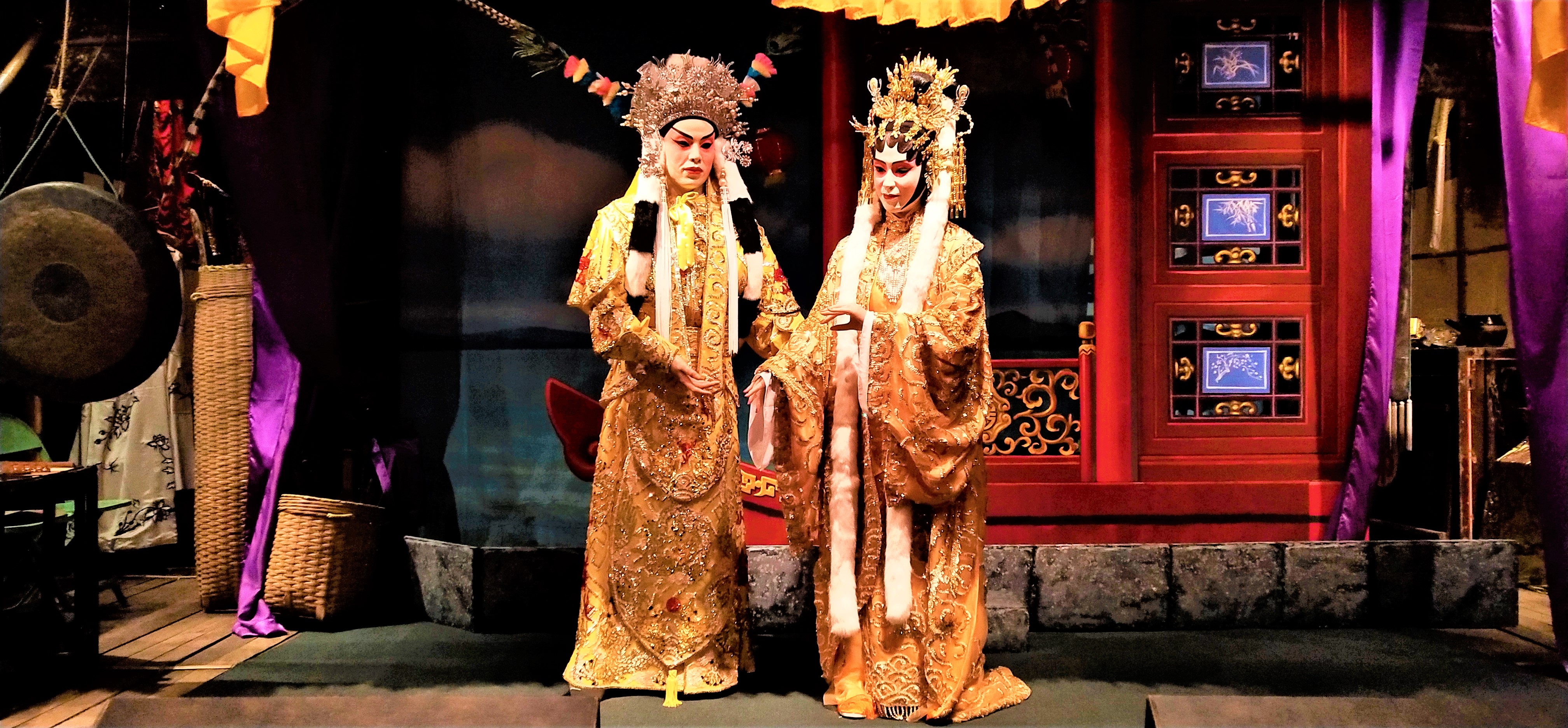 Chinese opera music performance is for the ghosts in theory