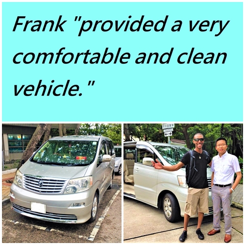 Clean vehicle of Frank the tour guide private tour