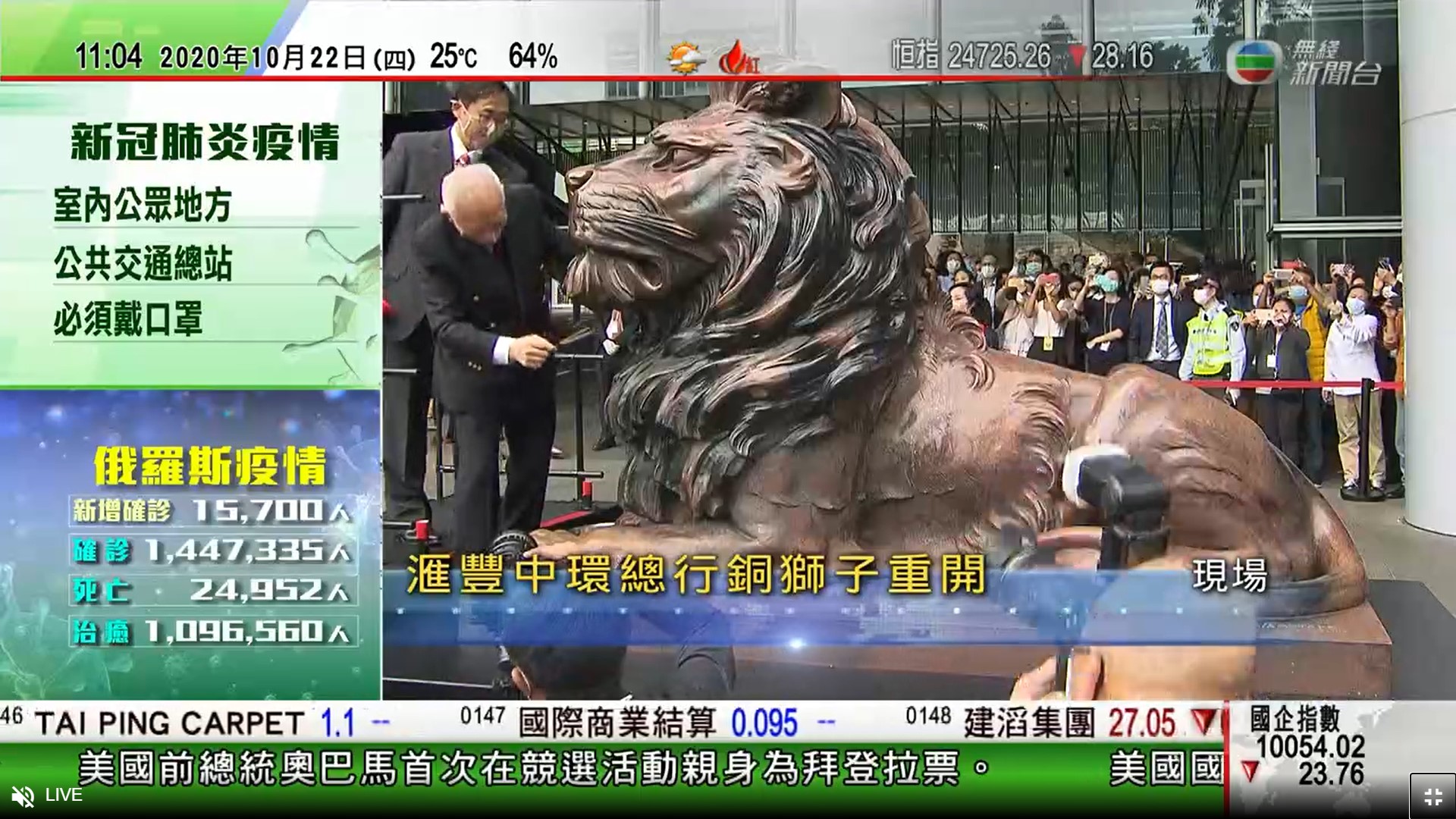 Fung Shui Master uses the incense stick smoke to bless the statue.