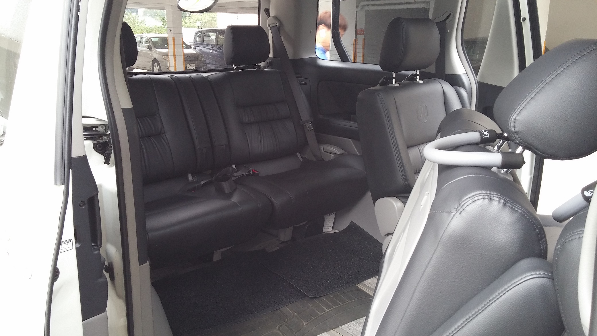 Toyota Alphard back seats