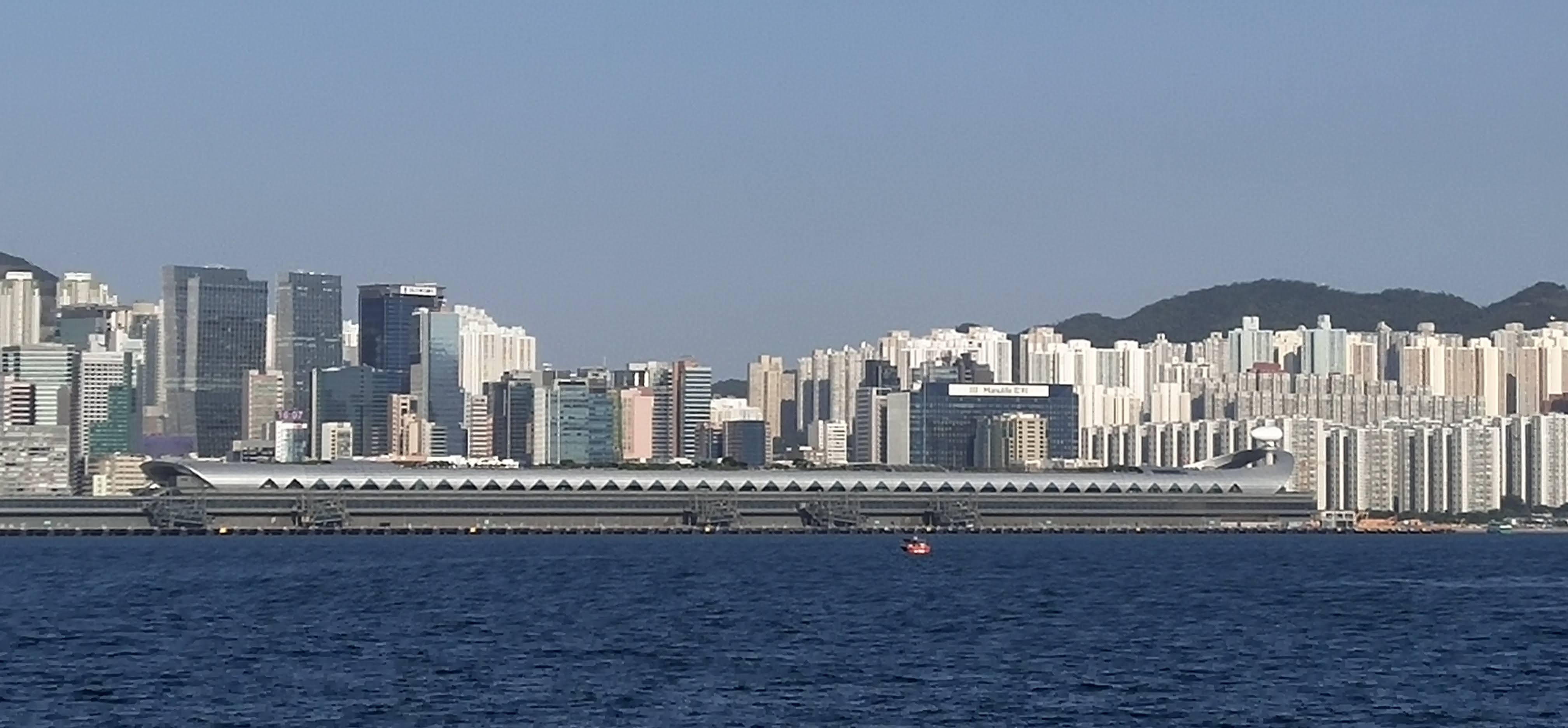 Kai Tak Cruise Terminal is empty under Covid-19.