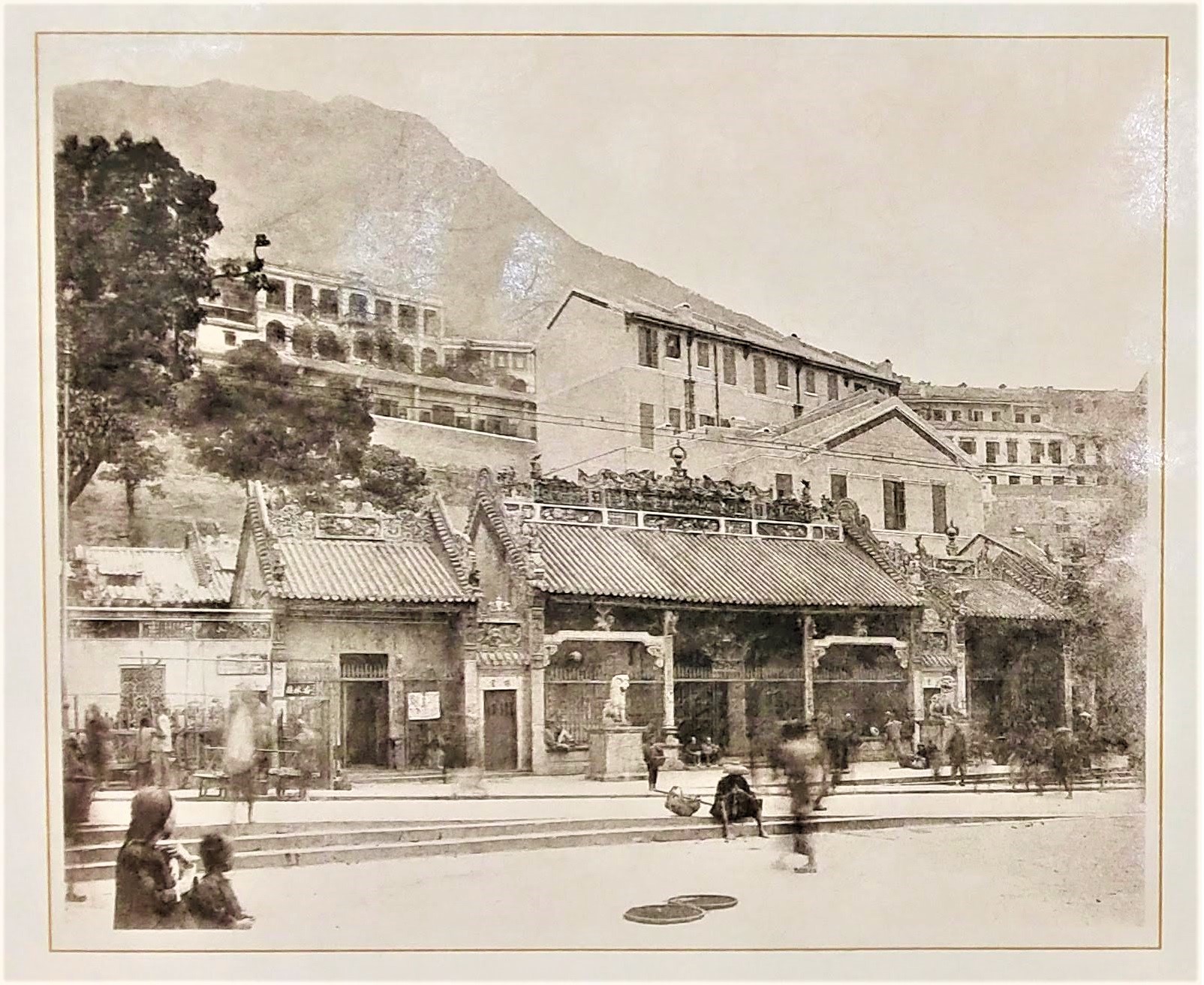 Man Mo Temple in the past