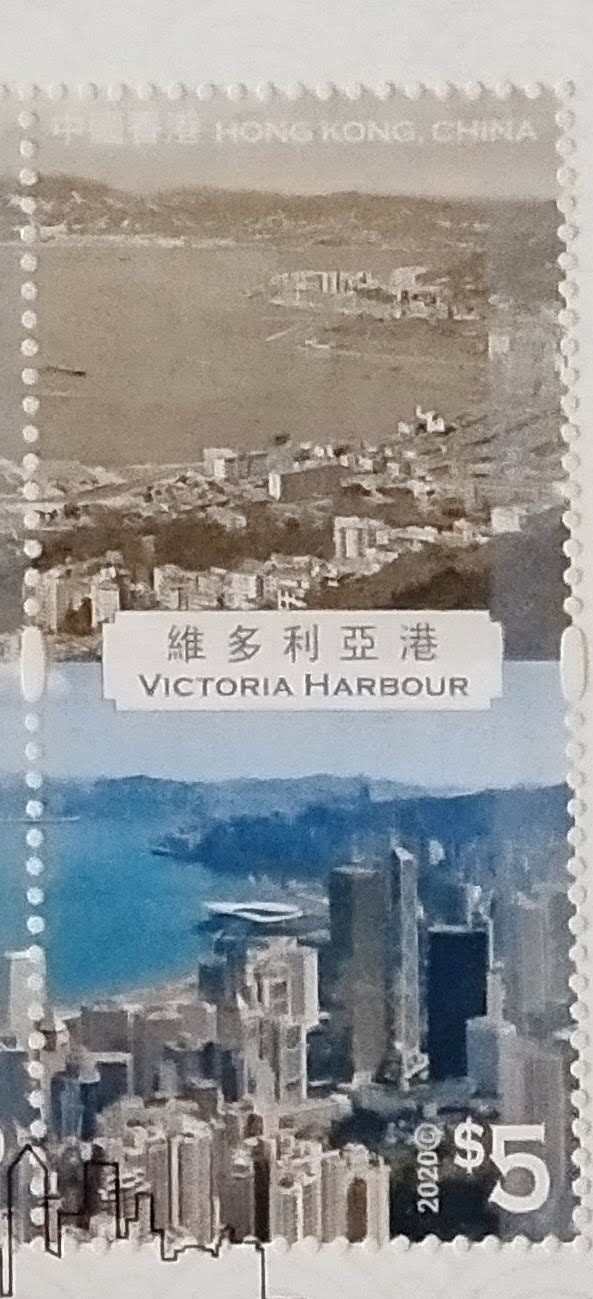 Wan Chai in 1962 and 2020