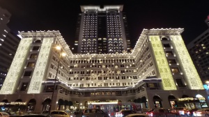 Peninsula Hotel night view in 2016 Christmas