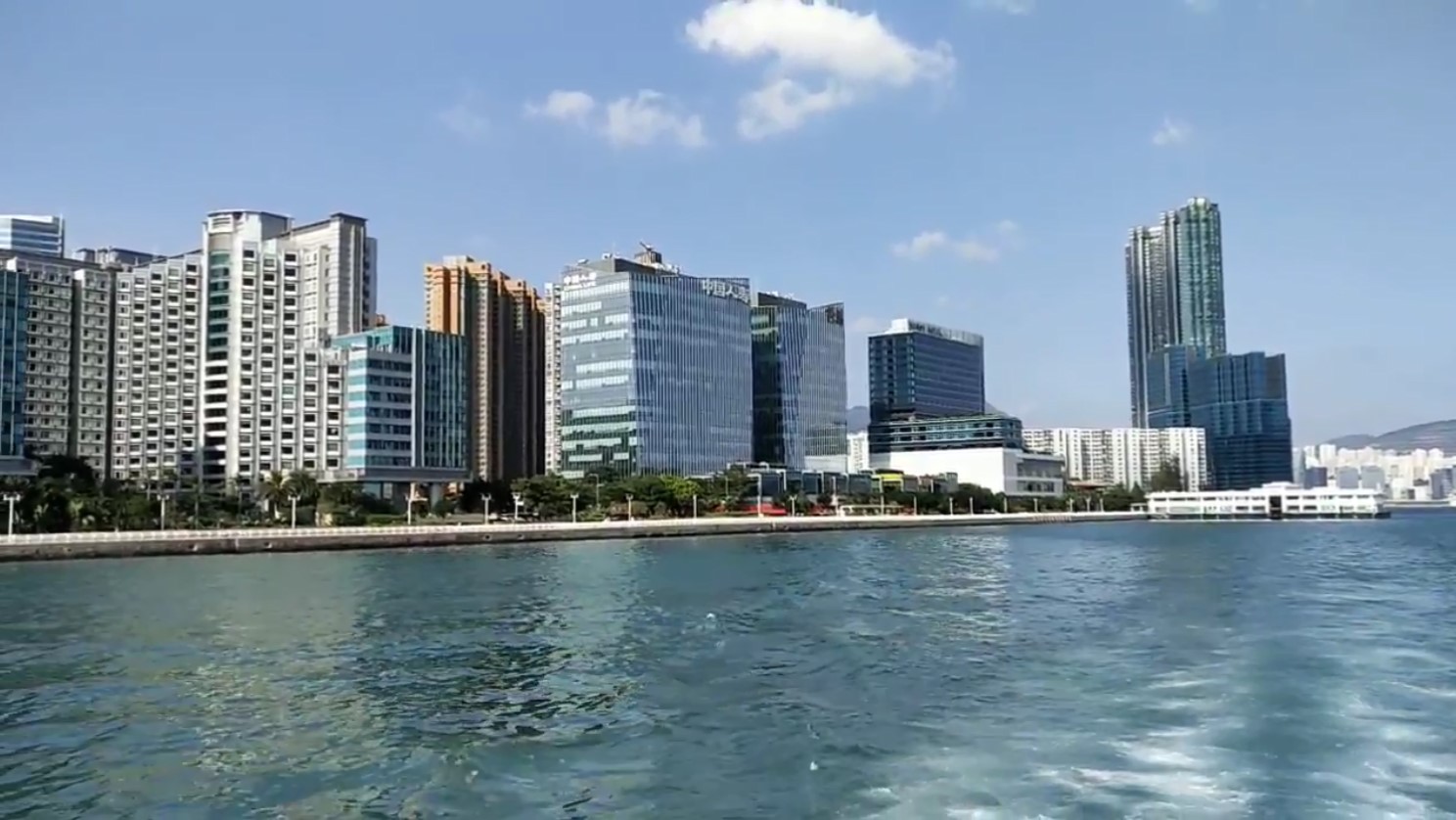 See Hung Hom waterfront from ferry