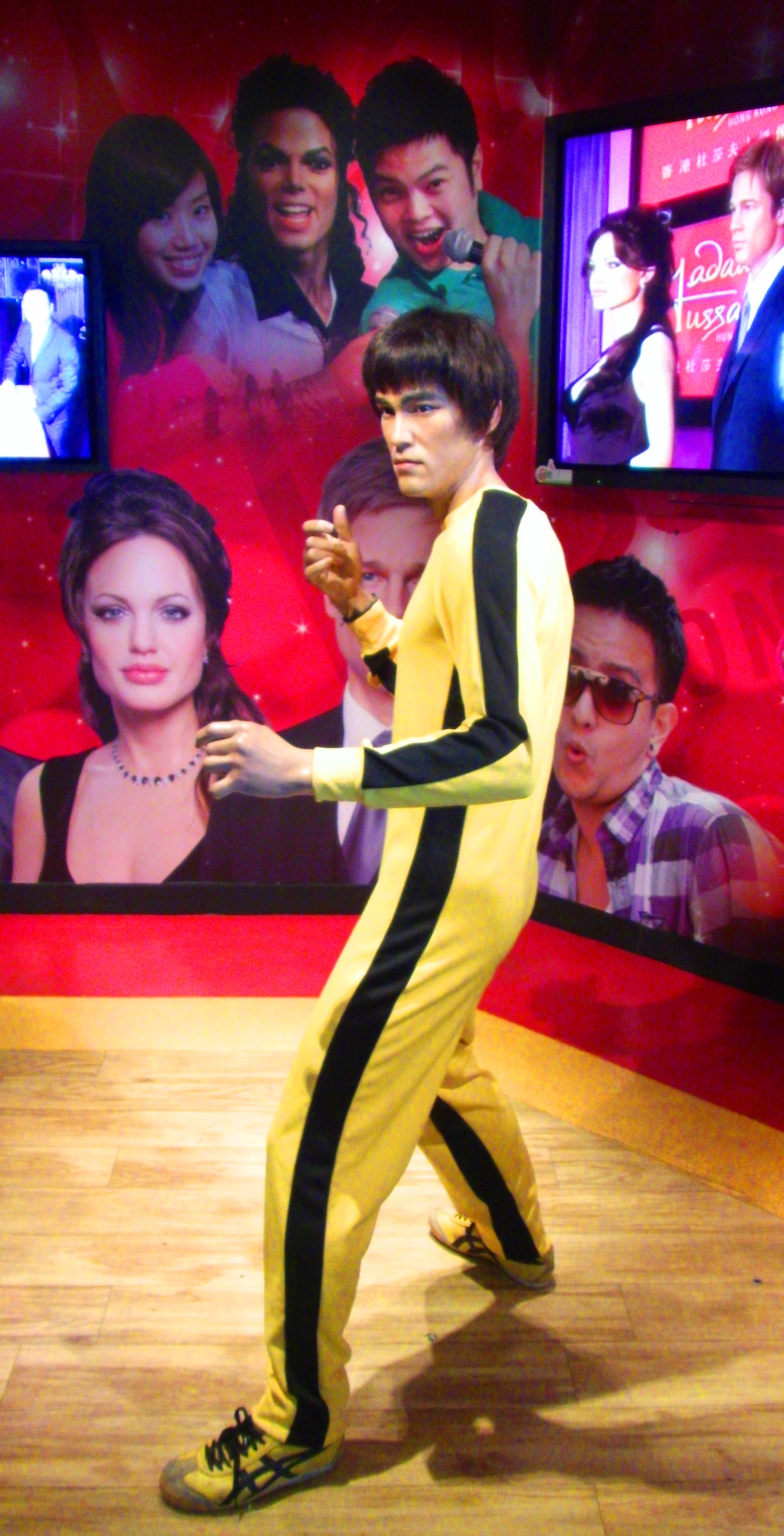 Bruce Li wax figure at Madame Tussauds