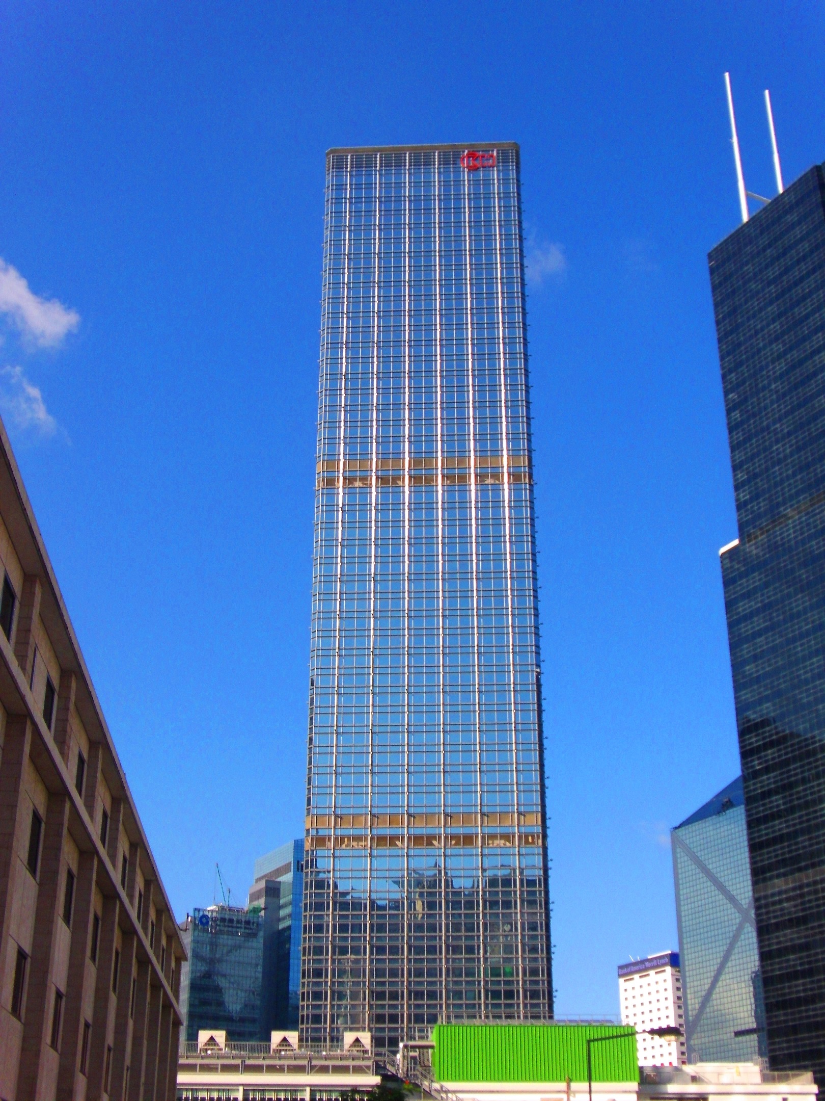 Cheung Kong Center. The headquarters of Mr Li Ka Shing's company.