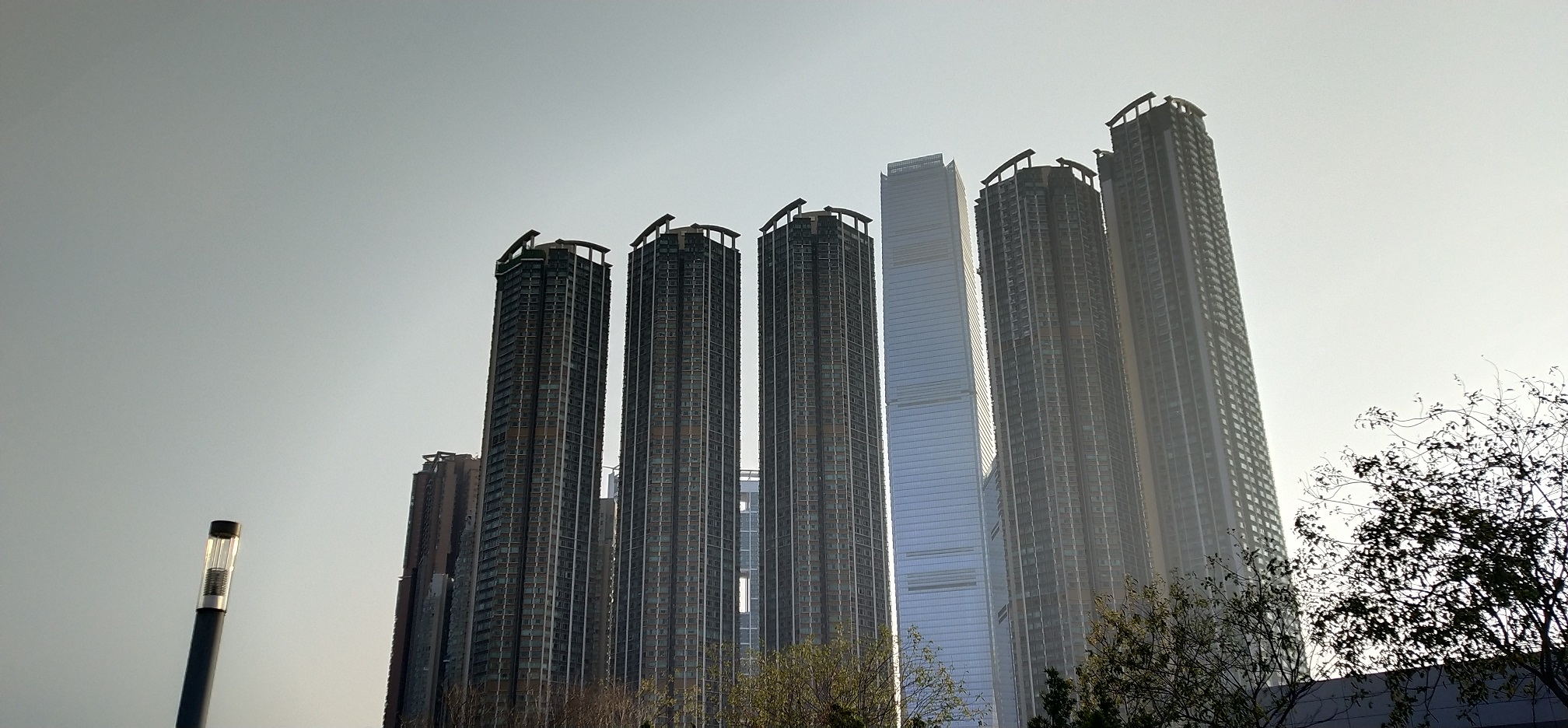 ICC and other high-rise residential buildings form the wall-effect.