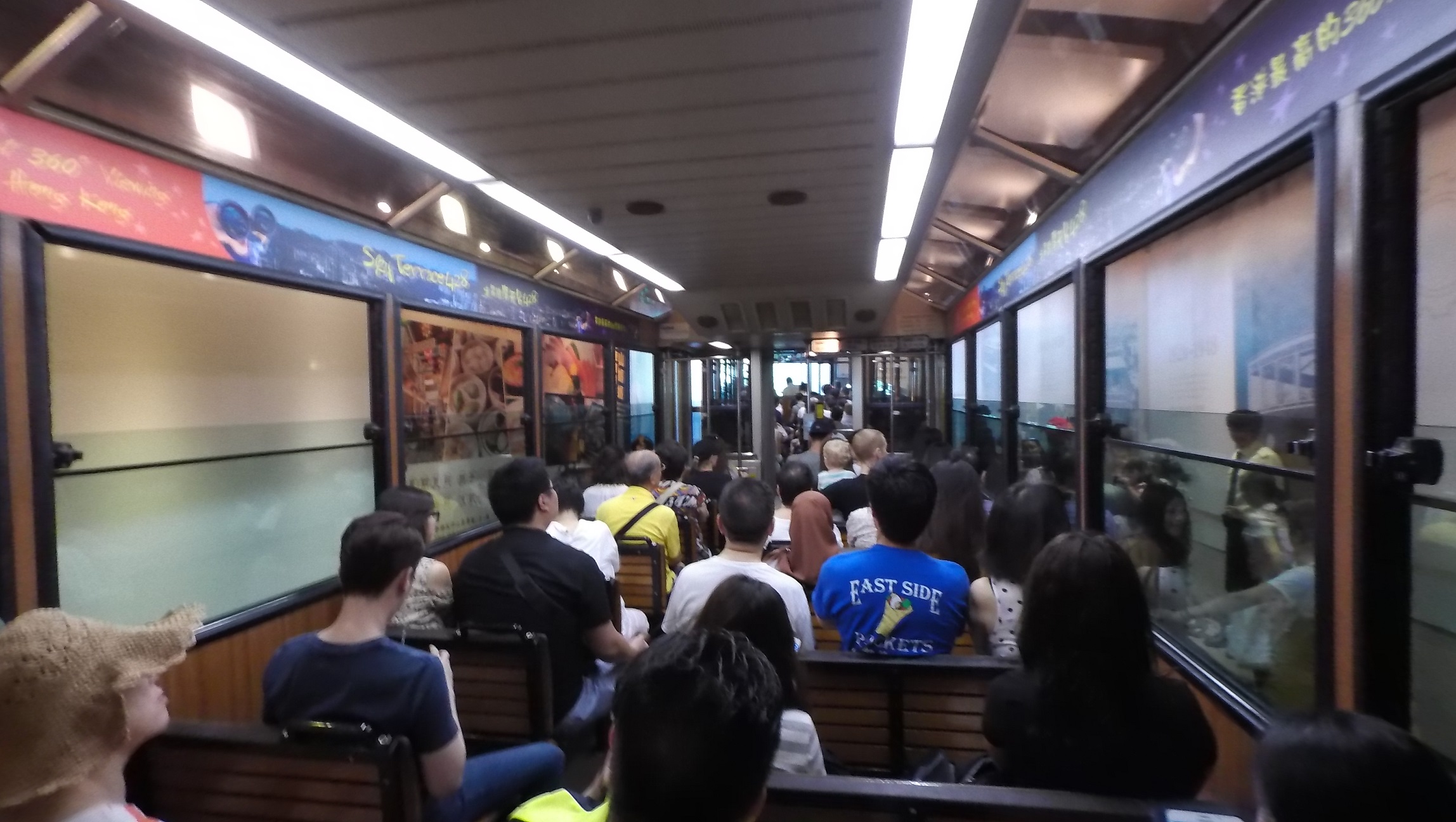 Peak Tram compartment