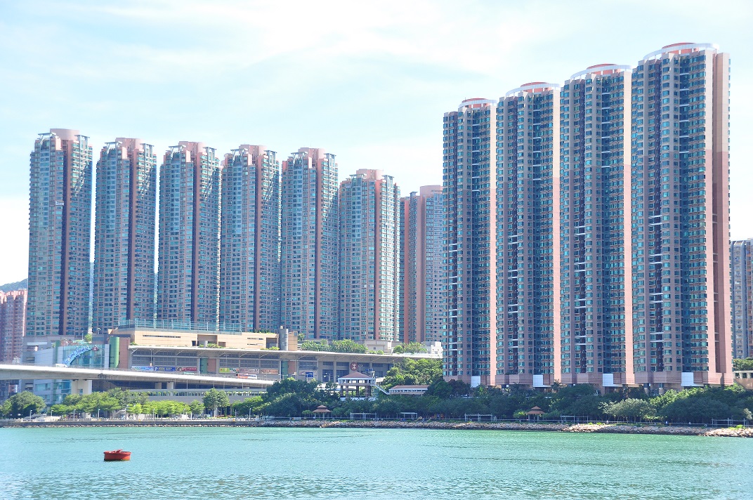 Private housings on Tsing Yi Island