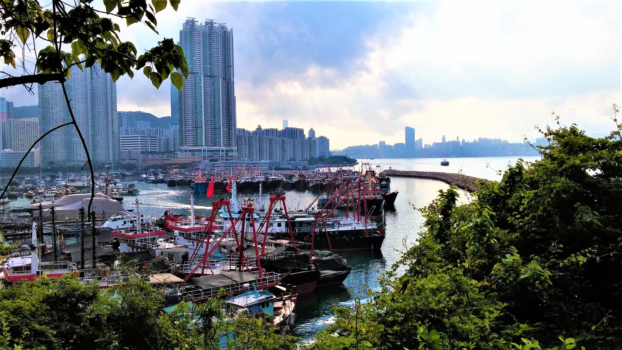 Shau Kei Wan Typhoon Shelter from Hong Kong Museum of Coastal Defense