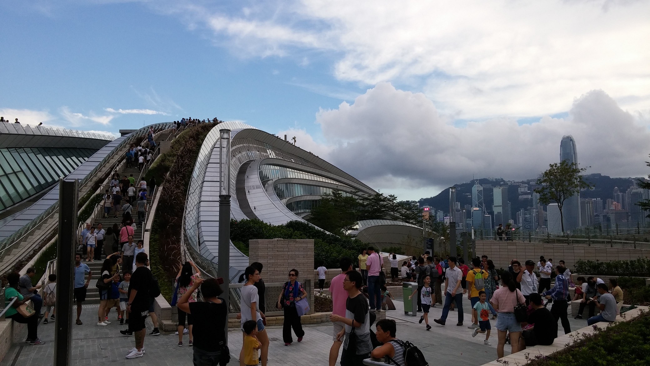 Sky Corridor of West Kowloon Station in 2018