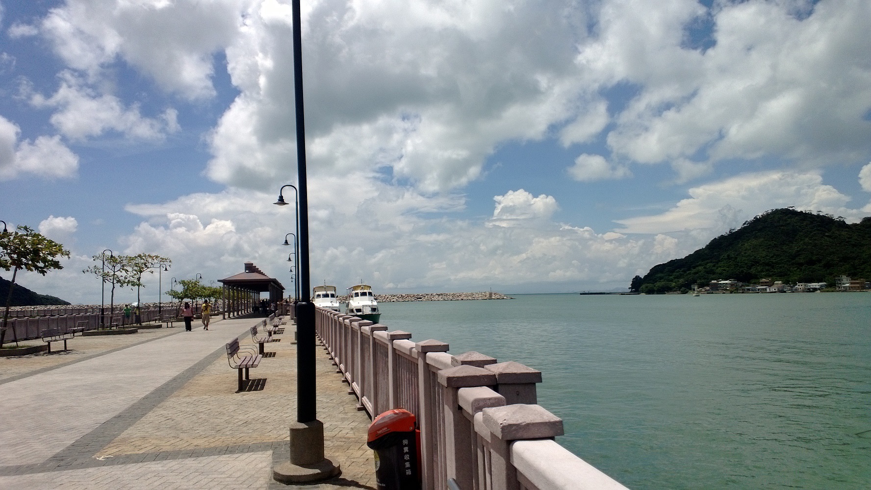 Tai O Promenade Landing Steps.