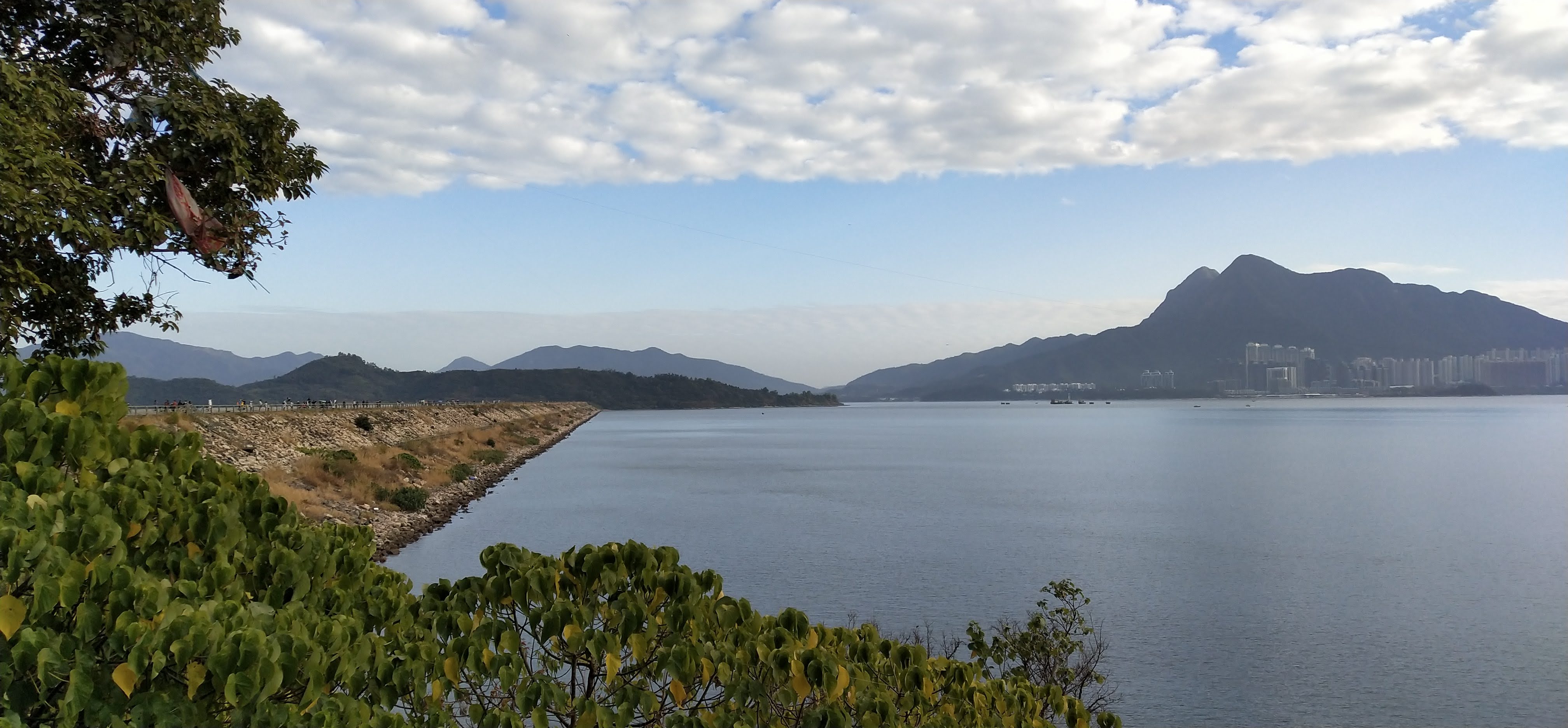 The main dam and Ma On Shan