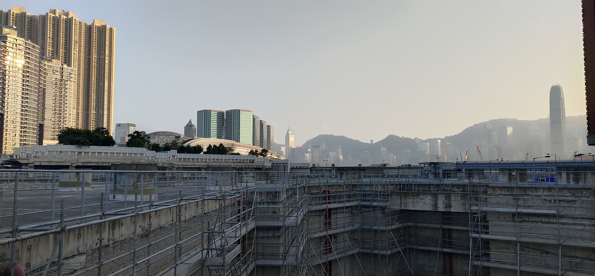 The rooftop of West Kowloon will have high-rise development soon.