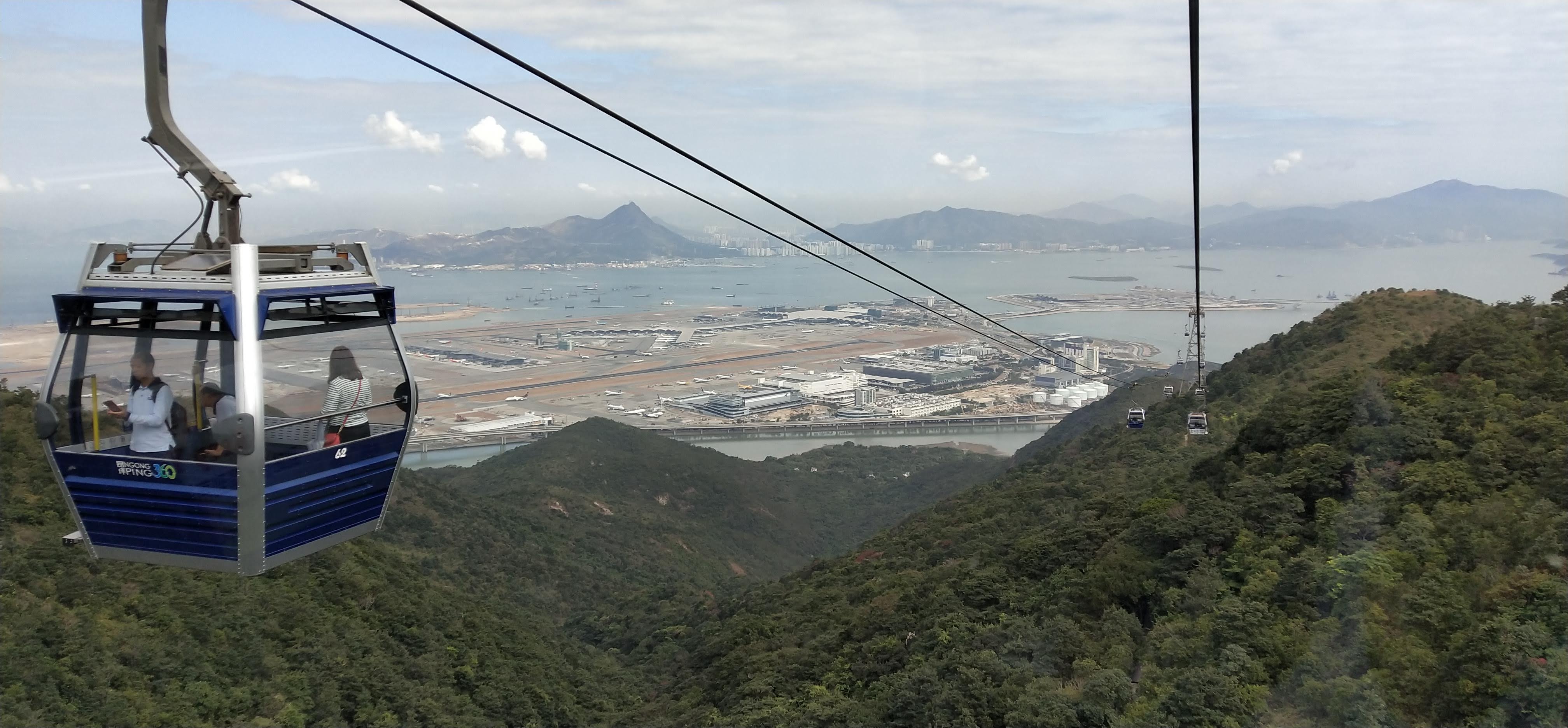You can enjoy the great view during the Ngong Ping 360 Cable Car ride in Frank's Lantau private tour.