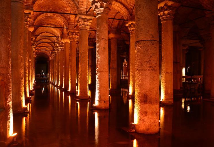 Basilica Cistern is in Turkey