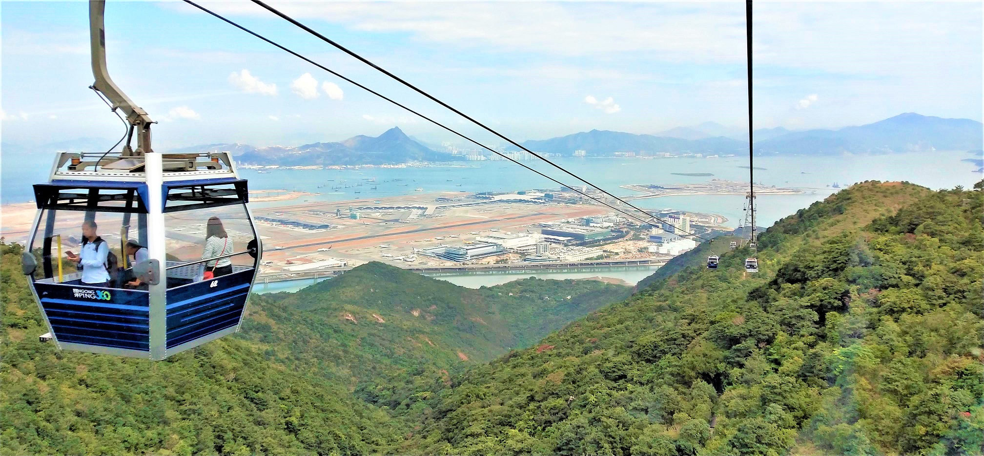 Castle Peak from Ngong Ping Cable Car