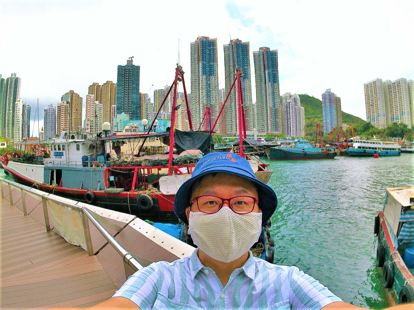 Frank hopes he can show the beauty of Aberdeen fishing village to clients soon.