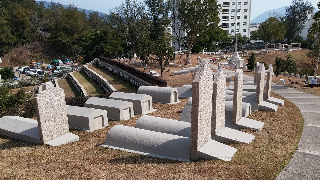 100+ years old graves in Stanley Military Cemetery.