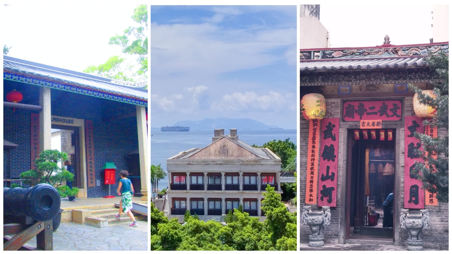 What are the sightseeing points with Hong Kong colonial history?
